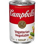Campbell’s Condensed Vegetarian Vegetable Soup, 10.5 Ounce Can~$0.80 With S&amp;S @ Amazon