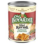 Chef Boyardee Mini Beef Ravioli, Microwave Pasta, Canned Food, 15 oz.~$0.83 With S&amp;S @ Amazon