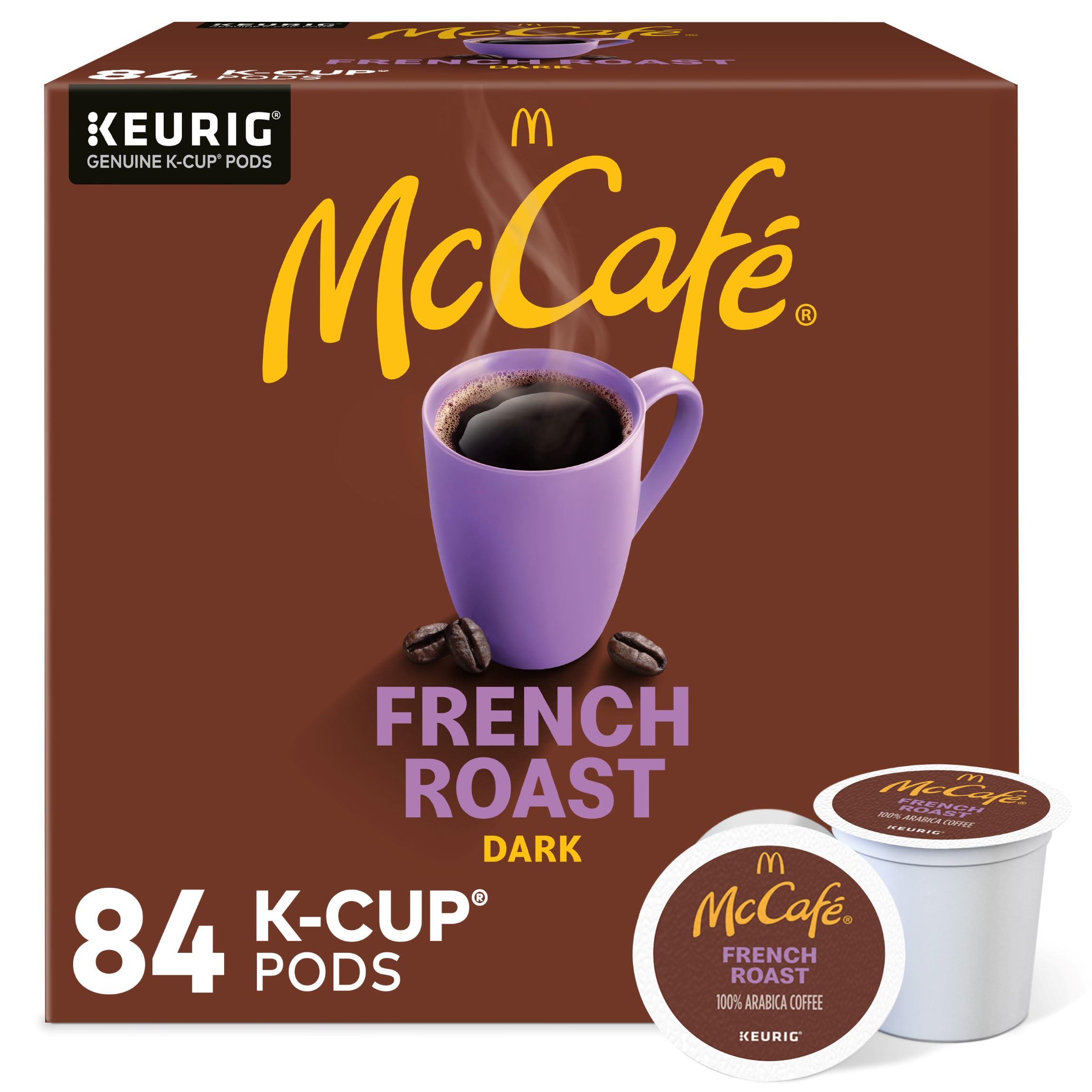 McCafe French Roast K-Cup Coffee Pods , 84 Count (Pack of 1)~$20.10 @ Amazon~Free Prime Shipping!