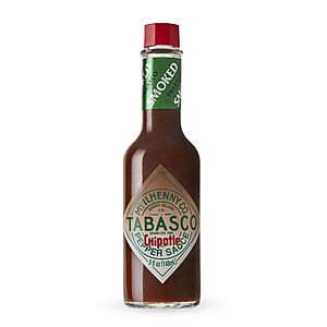 5-Oz Tabasco Brand Chipotle Pepper Hot Sauce Glass Bottle (Medium Heat) alt=