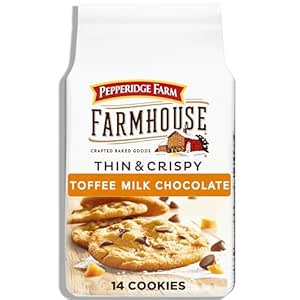 6.9oz. Pepperidge Farm Farmhouse Thin & Crispy Cookies (Toffee Milk Chocolate) 