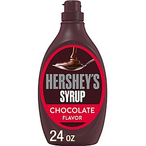 24-Oz Hershey's Chocolate Syrup Bottle alt=
