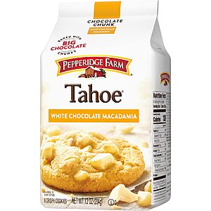 7.2-Oz Pepperidge Farm Tahoe Crispy Cookies (White Chocolate Macadamia Nut) alt=