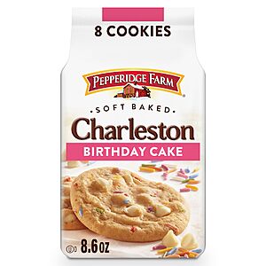 8.6-Oz Pepperidge Farm Charleston Cookies (Birthday Cake) alt=
