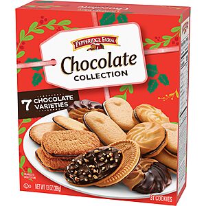 13-Oz Pepperidge Farm Chocolate Cookies (7-Variety Pack) .05 w/ Subscribe & Save