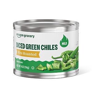 4-Oz Amazon Grocery Fire Roasted Diced Green Chiles (Mild) $0.65 w/ Subscribe & Save