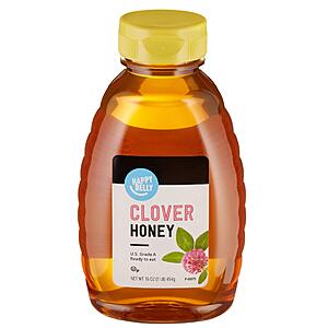 Amazon Brand - Happy Belly Clover Honey,1 pound (Pack of 1) (Previously Solimo)~$5.06 @ Amazon
