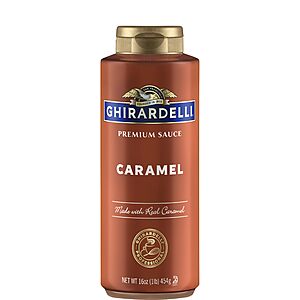 16-Oz Ghirardelli Caramel Sauce Squeeze Bottle $4.20 w/ Subscribe & Save