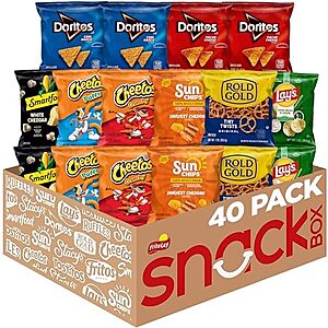 Frito-Lay Fun Times Mix Variety Pack, 2.37 Pounds, (Pack of 40)~$14.89 With S&S @ Amazon