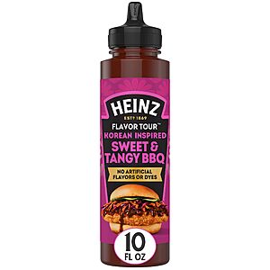 Select Accounts: 10-oz Heinz Korean-Inspired Sweet & Tangy BBQ Sauce $2.70 w/ S&S