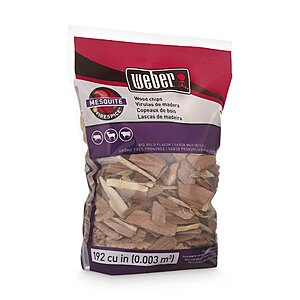 Weber Mesquite Wood Chips, 2 lb &ndash; Premium BBQ Smoking & Grilling Chips for Big, Bold Flavor~$4.48 @ Amazon