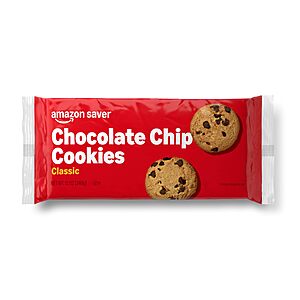 12-Oz Amazon Saver Crunchy Chocolate Chip Cookies $1.40 w/ S&S
