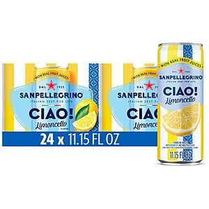 Select Accounts: 24-Pk 11.15-Oz Sanpellegrino Sparkling Water (Ciao! Limoncello) $11.90 w/ S&S