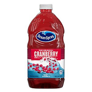 64-Oz Ocean Spray Cranberry Juice Cocktail $2.40 w/ S&S