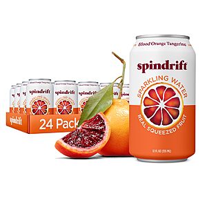 Select Accts: 24-pk 12-oz Spindrift Sparkling Water (Blood Orange Tangerine) $11.70 w/ S&S