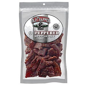 Old Trapper Beef Jerky, Peppered 8 Ounce Pack, Spicy Meat Snacks for Lunches or Between Meals, 11 Grams of Protein Zero Grams Of Fat~$7.81 After Coupon & S&S @ Amazon