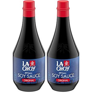 La Choy Soy Sauce, 15 oz (Pack of 2)~$5.13 With S&S @ Amazon