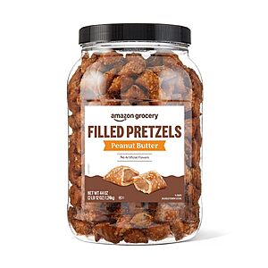 Amazon Grocery, Peanut Butter Filled Pretzels, 44 Oz~$6.08 After Coupon & S&S @ Amazon