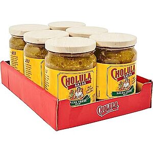 Cholula Salsa Verde, Mild Heat, 12 oz (Pack of 6)~$11.26 With S&S @ Amazon