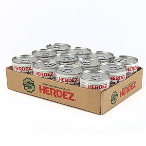 HERDEZ Ranchera Salsa, Medium, 7 oz Can (12 Pack) Authentic Mexican Salsa for Tacos, Chips, and Dips~$9.87 With S&S @ Amazon