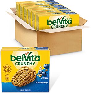 belVita Breakfast Bars Biscuits, Blueberry, 30 Packs~$17.09 With S&S @ Amazon