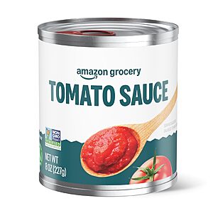 Amazon Grocery, Tomato Sauce, 8 Oz x 4~$1.63