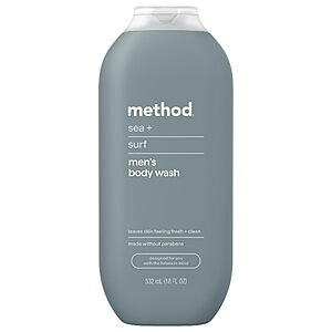 18-Oz Method Men's Body Wash (Sea + Surf) $5.75 w/ S&S