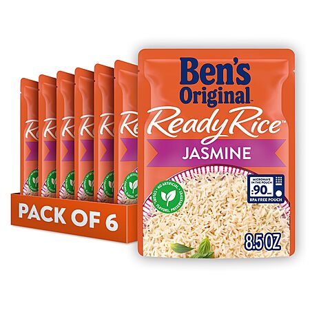 BEN'S ORIGINAL Jasmine Rice Pack for $7.98!