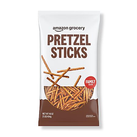 Amazon Grocery, Pretzel Sticks, 16 Oz (Previously Happy Belly, Packaging May Vary)~$1.61 With S&S @ Amazon