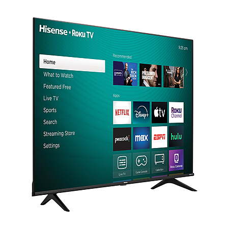 Hisense 58" Class 4K UHD LED LCD Roku Smart TV HDR R6 Series 58R6E3~$238 @ Walmart~Free Shipping Or Pickup!