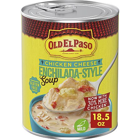 Old El Paso Chicken Cheese Enchilada-Style Soup, Ready to Serve Canned Soup, 18.5 oz~$1.85 With S&S @ Amazon