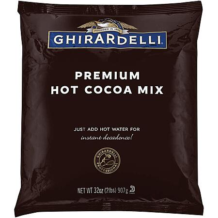 Ghirardelli Chocolate Premium Indulgence Hot Cocoa Mix, 32 Ounce Package~$14.53 With S&S @ Amazon