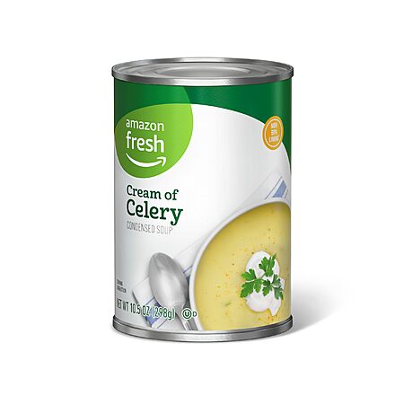 Amazon Fresh, Condensed Cream of Celery Soup, 10.5 Oz (Previously Happy Belly, Packaging May Vary)~$0.59 With S&S @ Amazon~Buy 4 & Save More!