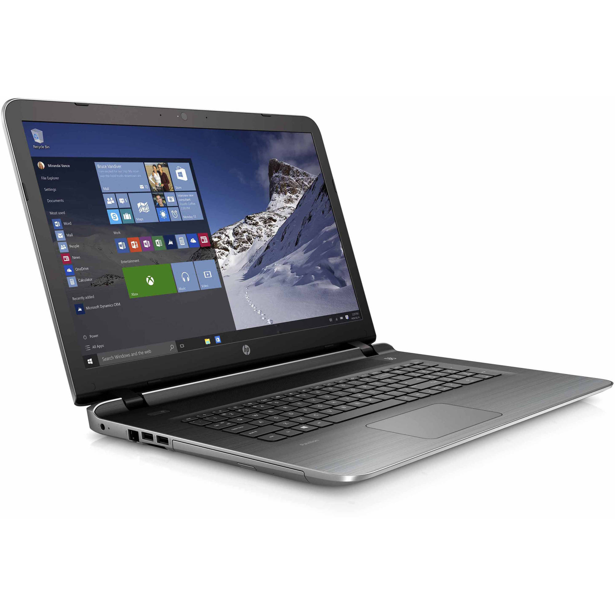 HP Silver 17.3" Pavilion 17-g121wm Laptop PC with AMD A10-8700P Processor, 8GB Memory, 1TB Hard Drive and Windows 10 Home~$99 Or Less @ Walmart B+M (Availability May Vary)