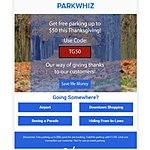 ParkWhiz FREE Parking up to $50