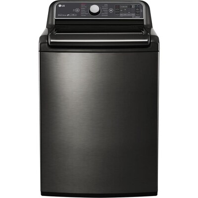 *YMMV* LG 5.2-cu ft High Efficiency Top-Load Washer (Black Stainless Steel) $278.4