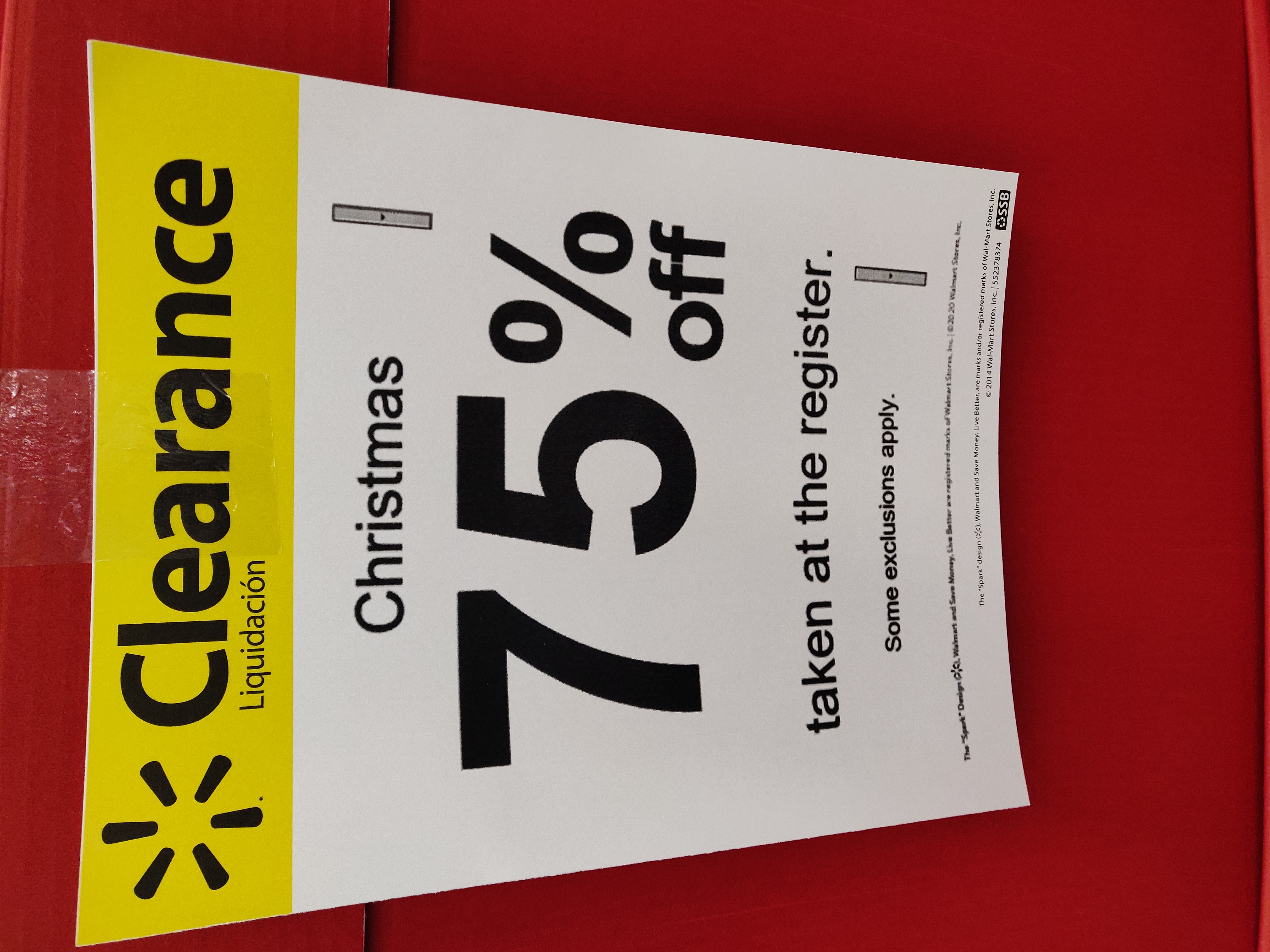 75% Off Christmas Clearance at Walmart!