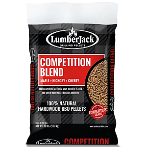 Lumberjack bbq Pellets 20 pound bags, buy 2 get 1 free, free shipping over $79 $7.33