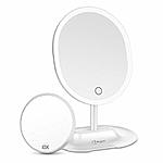 60%off LED Makeup Mirror with 1X/10X Magnification $8.8