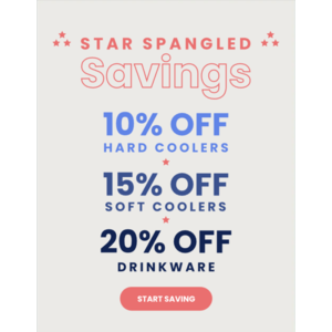 RTIC Outdoors Star Spangled Sale 10 Off Hard Coolers Soft Coolers