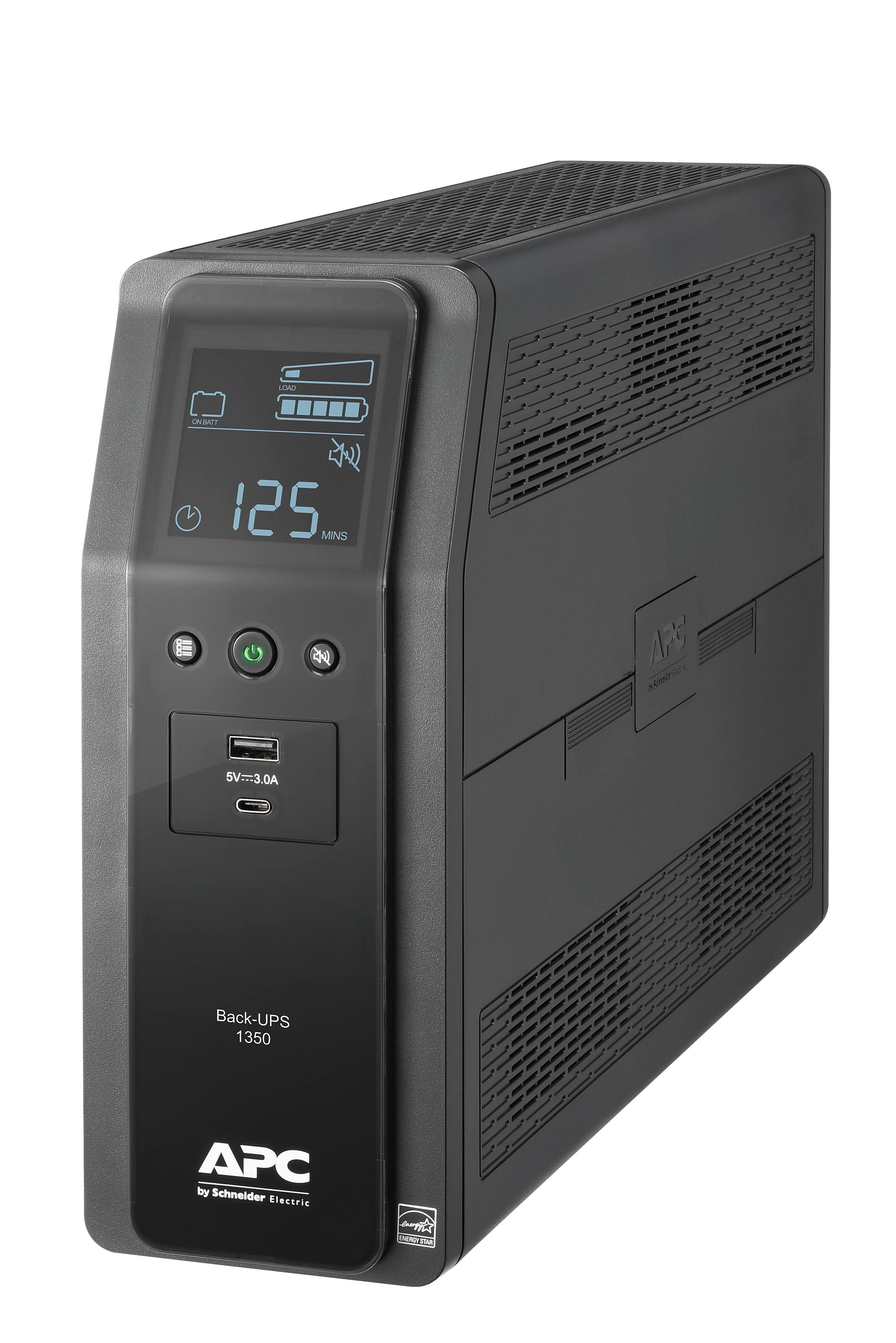 APC UPS Battery Backup Surge Protector, 1350VA Uninterruptible Power Supply, Back-UPS Pro (BN1350M2) $124.88