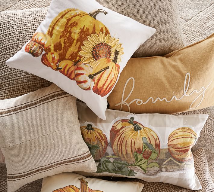 Pottery Barn Fall Pumpkin Pillow Cover 18 99 Fs Reg 45 50