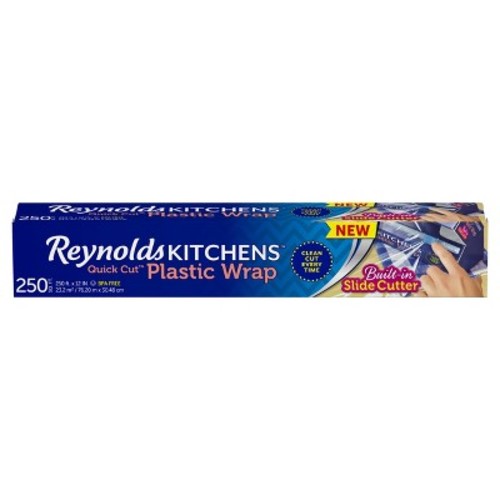 3-Ct. Reynolds Kitchens Quick Cut Plastic Wrap - 250 sq ft  $6.75  @ Target with Cartwheel Coupon and REDcard Checkout. Order Online for Store Pickup.