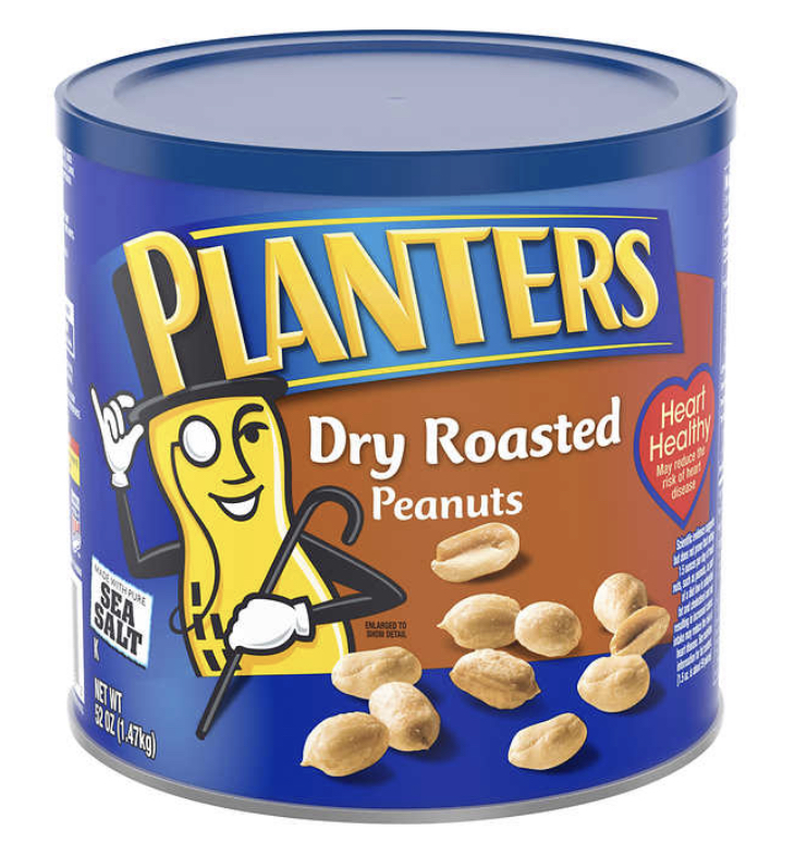 BOGO - Planters Dry Roasted Peanuts, 52 oz @ Costco for $6.49 in warehouse