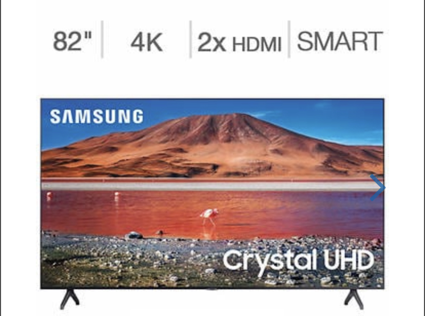 Samsung 82" Class - TU700D Series - 4K UHD LED LCD TV for $1279 Costco with free shipping