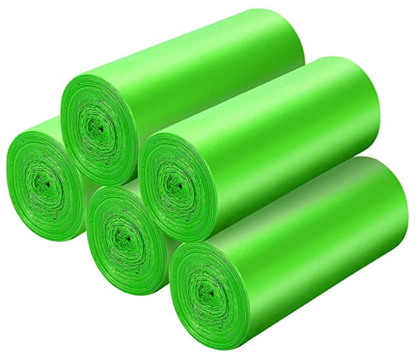 MAVGV 4 Gallon Small Trash Bags Garbage Bags,100 Pcs Strong Bathroom Wastebasket Can Liners trash Bags for Home Office Kitchen (Green) (4 Gallon) from $6.99 AC S&S on Amazon