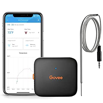 Govee Bluetooth Wireless Meat & Grill Thermometer w/ Probe $9.77