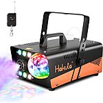 Hakuta 600W Fog Machine w/ Disco Ball Light & LED RGB Lights $29.50