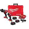 M18 FUEL 18- V Lithium-Ion Brushless Cordless Hammer Drill and Impact Driver Combo Kit (2-Tool) with (3) 5.0Ah Batteries $349