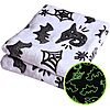 Halloween SnuggieBlanket, Glow in The Dark Fall Throw Blanket - $9 + free Prime shipping or on $35+